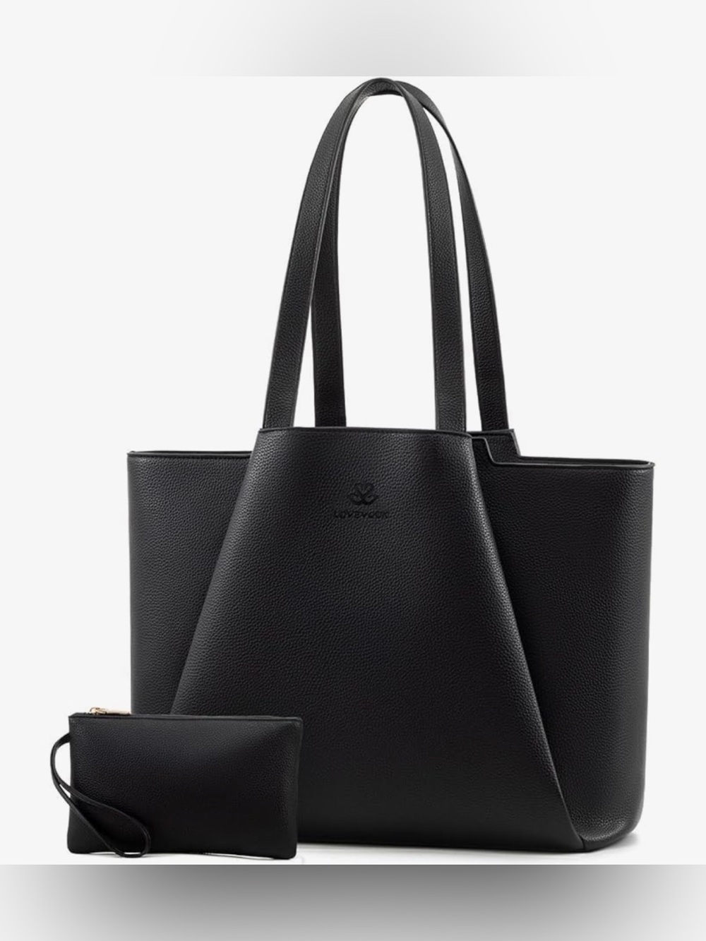 NWT - LOVEVOOK Laptop Tote for Women - 15.6 Inch Faux Leather handbag